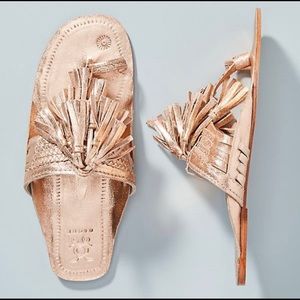 NWT Figue x Anthropologie Rose Gold Scaramouche